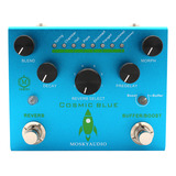 Pedal De Reverberación Digital Mosky Cosmic Blue Para Guitar