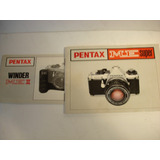 Pentax Me Super Manual Original Ingles + Folleto