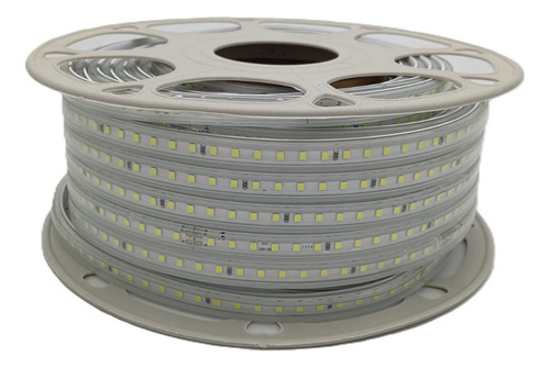 Manguera Led 25m 2835 110v Luz Blanca Exterior 120leds X Mto