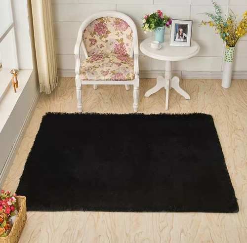 Oferta! Alfombra Peluda 90×150cm Super Suave