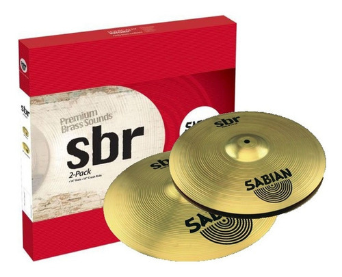 Platillos Sabian Paq 14 Hi Hats & 18 Crash Ride Sbr5002