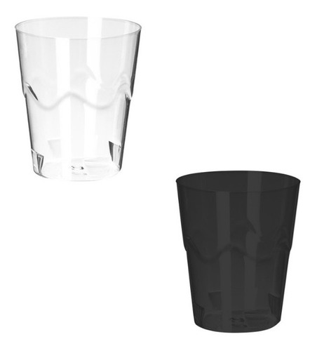 Vasos Mini  Descartables Transparente 25ml Strawplast X10u C