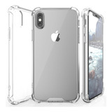 Funda Para iPhone X / Xs Anti Golpes Transparente + Vidrio