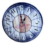 Reloj De Pared Retro Vintage