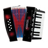 Acordeon Infantil Turbo 104-bk 8 Baixos