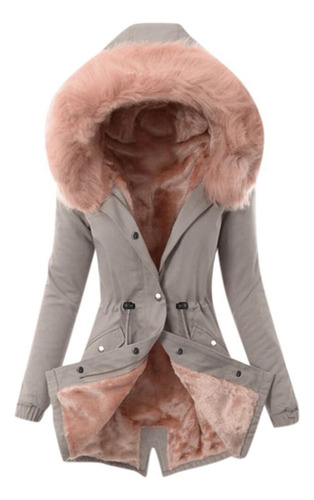 Chamarra De Invierno Con Forro Polar Impermeable For Mujer,