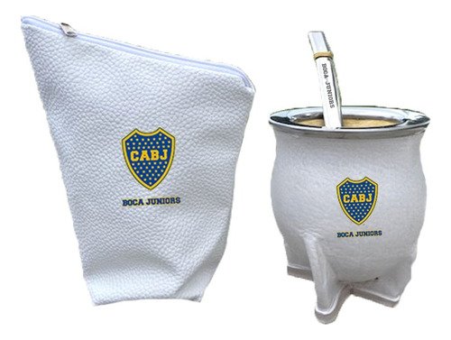 Mate Camionero Boca Juniors C/funda  - Personalizable