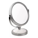 Espelho Portatil Aumento 2x Dupla Face Class Maquiagem Mesa