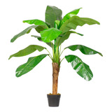 Planta Artificial Banano 120 Cm Luxury 12 Hjs / Arbusto Real