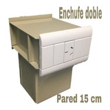 Cajas Enchufe Para Pared De 15 Cm Doble En 3