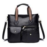 Bolsa Mujer Grande Faculdade Trabalho Leather Casual Cheap