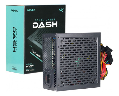 Fonte Gamer Dash 500w Preto - Vfg500wpv