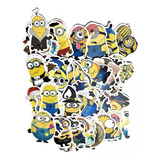 Stickers 50un Decorativo Anime Kawaii Minions Adorno Celular