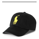 Gorra Polo Ralph Lauren Black/yellow Para Caballero 100%orig