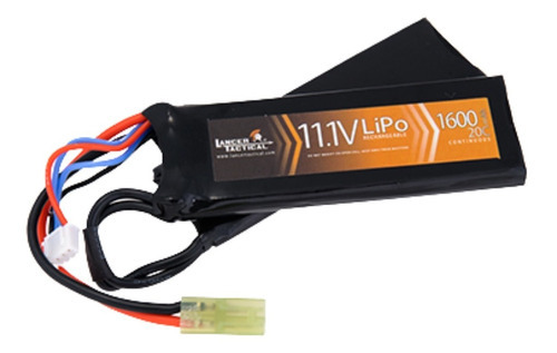 Batería Lipo Lancer Tactical 11.1v 1600mah 20c Nunchuck Xt C