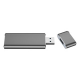 M2 Ngff A Usb 3,0 Ssd Carcasa De Lector 6gbps Con Gris-plata