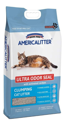 Arena Sanitaria Aglutinante America Litter - 7 Kg X 7kg De Peso Neto