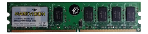   Memoria Ram 2gb  Markvision  Ddr2 - 800 Mhz Cl5   Bmd22048