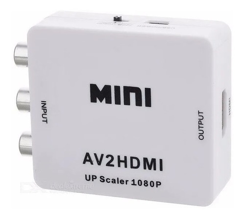 Convertidor Conversor Adaptador Rca + Sonido A Hdmi