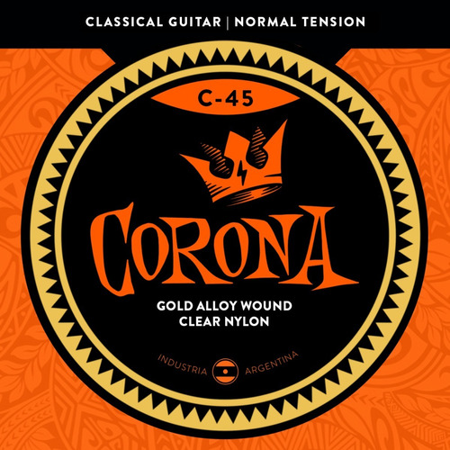Encordado Guitarra Criolla Corona Cuerdas Dorado (6 Cuerdas)