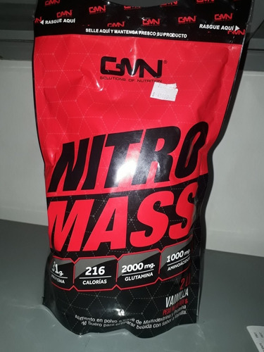 Nitro Mass Proteina 2 Libras Whey Prot - L a $49950