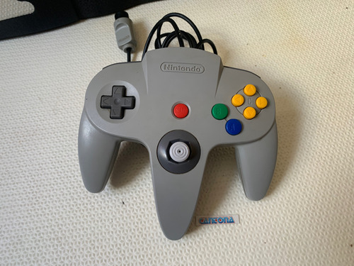 Controle Original Nintendo 64 Cinza Leia Tudo Veja Fotos