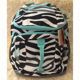 Mochila Escolar Embark Zebra Animal Print Original Importada