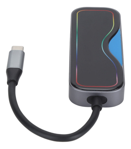 Adaptador Usb C Hub 7 En 1, Acoplamiento Gigabit Ethernet Mu