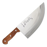 Hacha Cocina Acero Mango Madera Cuchillo Profesional 34cm Xl