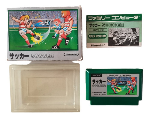 Soccer Juego Japonés Original Con Caja Y Manual Famicom Nes