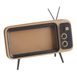 Bocina Vintage Retro Con Forma De Televisor, Estéreo Hd Par