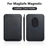 Tarjetero Magnético Magsafe Wallet Negro Para iPhone 