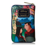 Loungefly Disney Mulan  - Portafolios Con Cierre Alrededor 