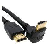 Cabo Hdmi L 90 Graus Blindado 3 Metros 1.4 Full Hd 1080 4k