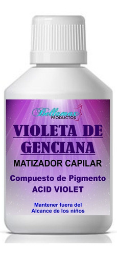 Violeta De Genciana Matizador Capilar Bellamax 250ml