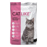 Alimento Catlike Gato Adulto X Bolsa 3 Kilos