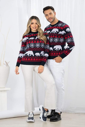 Busos Navideños Para La Familia Saco Sweter Navidad Promo
