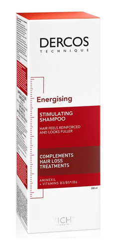 Shampoo Vichy Dercos Energizante Anticaída X 200 Ml
