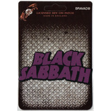 Patch Microbordado Black Sabbath Logo Recortado P116 Oficial