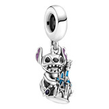 Charm De Pandora Stitch En Castillo Disney Con Caja Original