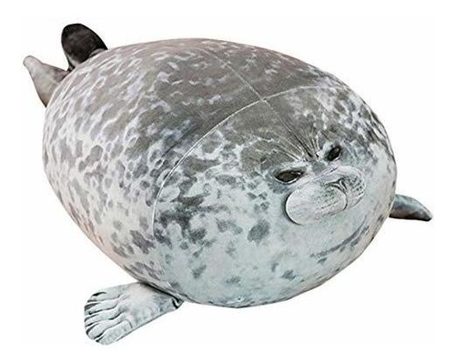 Oukeyi Cute Seal Pillow Relleno De Algodón De Felpa Animal D