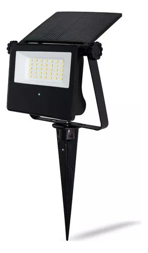 Reflector Solar 20w Aplique Estaca Exterior Jardin Ip65