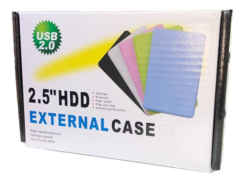 Cofre Case Para Disco Duro Sata 2.5 Usb Hdd Notebook