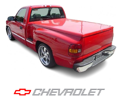 Sticker Chevrolet Con Logo Tapa Batea 1 Pick Up Envio Gratis