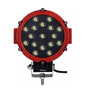 Faro Led Tipo Arb 51w De 7 Pulgadas Para Rusticos Y 4x4 Rojo Fiat Tipo