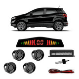 Sensor De Re Estacionamento Preto Ecosport 4 Pontos 22mm