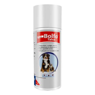 Talco Antipulgas Perro Gato Bolfo Elanco 100g Desparasitante | MercadoLibre