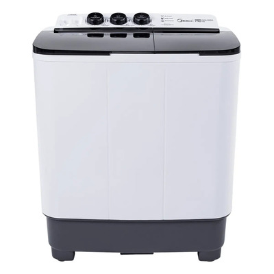Lavadora Semiautomática Midea Doble Tina 11 Kg Twin Force Pulsator Color Blanco | Meses sin interés