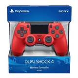 Controle Sem Fio Vermelho Dualshock Sony Ps4 Novo