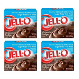 Jello Pudding En Polvo Pudin Sabor Chocolate Fat Free 4 Pack